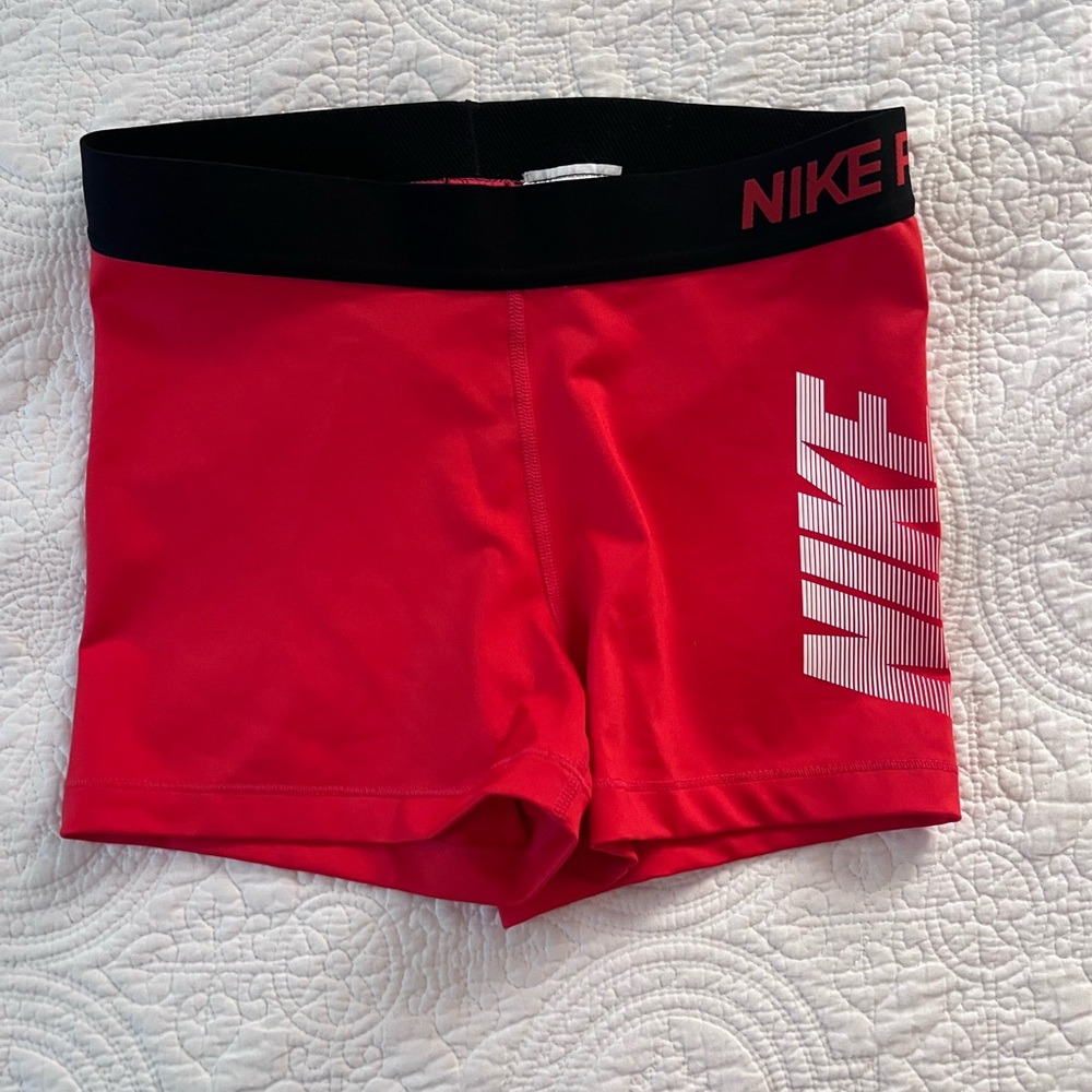 Nike Pro Bright Red Performance Shorts